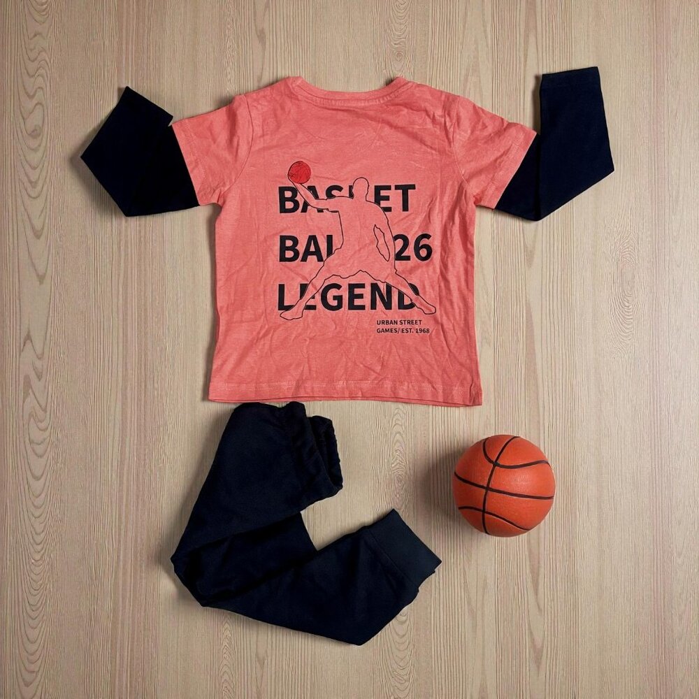 Basketball Legend Kids Pajama Set | Urban Street Sports Nightwear